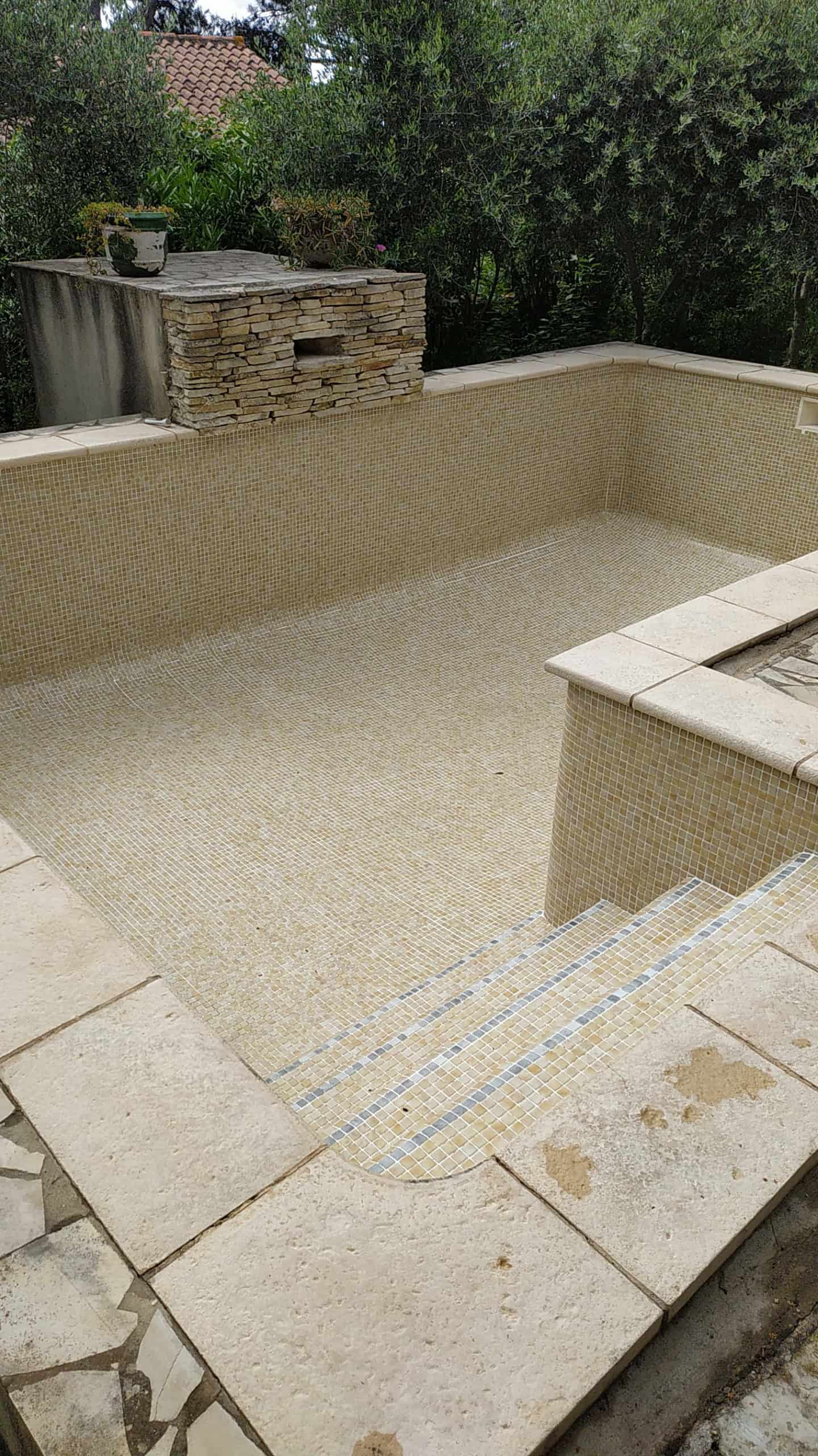 Après nettoyage piscine