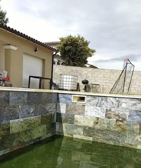 Vidange de la piscine